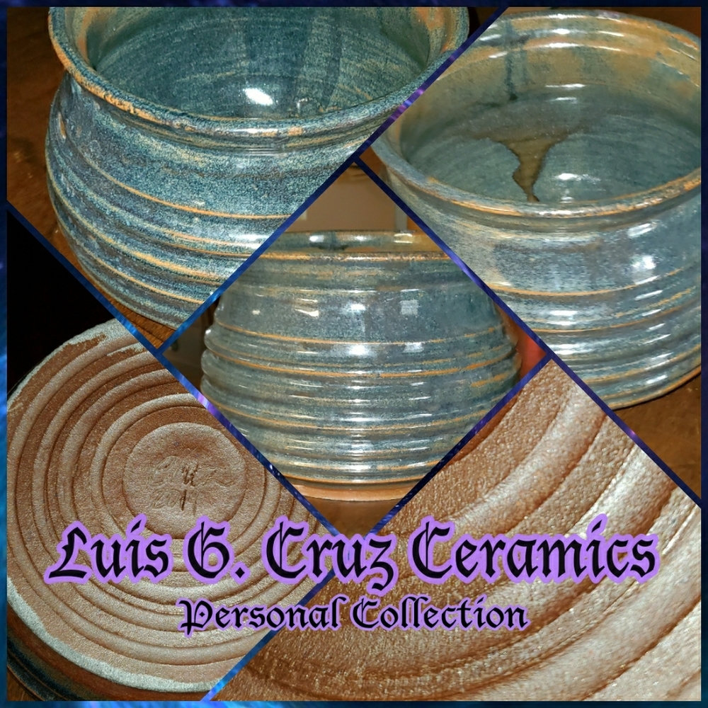 Handmade Stoneware Ceramic Pot by Luis G. Cruz